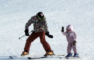 Skifahren lernen Domaine Killy 